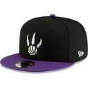 cappellino-snapback-nero-e-viola-9fifty-classic-dei-toronto-raptors-nba-di-new-era