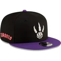 cappellino-snapback-nero-e-viola-9fifty-classic-dei-toronto-raptors-nba-di-new-era