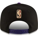 cappello-piatto-nero-e-viola-snapback-9fifty-classic-di-toronto-raptors-nba-di-new-era