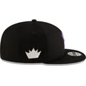 cappello-piatto-nero-snapback-9fifty-classic-dei-sacramento-kings-nba-di-new-era