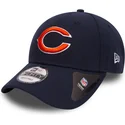 casquette-courbee-bleue-marine-ajustable-9forty-the-league-chicago-bears-nfl-new-era