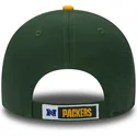 cappellino-visiera-curva-verde-regolabile-9forty-the-league-di-green-bay-packers-nfl-di-new-era