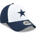 vit-och-marinbla-bojd-justerbar-keps-9forty-the-league-fran-dallas-cowboys-nfl-av-new-era