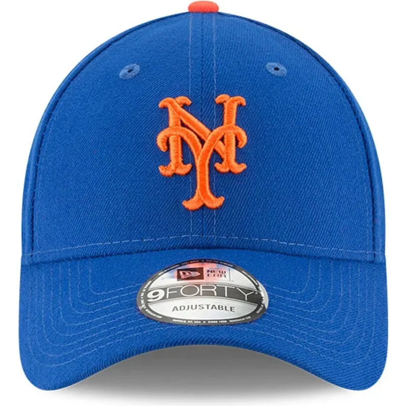 justerbar-bla-kurvet-kasket-9forty-the-league-fra-new-york-mets-mlb-fra-new-era