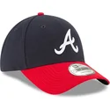 cappellino-visiera-curva-blu-marino-e-rosso-regolabile-9forty-the-league-di-atlanta-braves-mlb-di-new-era