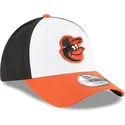 cappellino-visiera-curva-bianco-nero-e-arancione-regolabile-9forty-the-league-di-baltimore-orioles-mlb-di-new-era