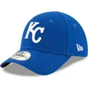 cappellino-visiera-curva-blu-regolabile-9forty-the-league-di-kansas-city-royals-mlb-di-new-era