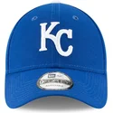 cappellino-visiera-curva-blu-regolabile-9forty-the-league-di-kansas-city-royals-mlb-di-new-era