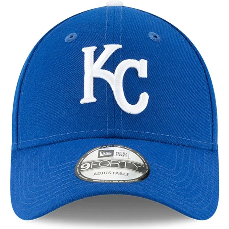 bla-justerbar-kurvet-kasket-9forty-the-league-fra-kansas-city-royals-mlb-fra-new-era