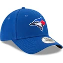 cappellino-visiera-curva-blu-regolabile-9forty-the-league-di-toronto-blue-jays-mlb-di-new-era