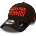 cappellino-visiera-curva-marrone-regolabile-9forty-the-league-di-cleveland-browns-nfl-di-new-era