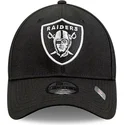 gorra-curva-negra-ajustable-9forty-the-league-de-las-vegas-raiders-nfl-de-new-era