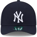 casquette-courbee-bleue-marine-snapback-9forty-m-crown-player-replica-new-york-yankees-mlb-new-era