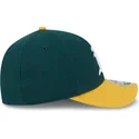 cappellino-snapback-9forty-m-crown-player-replica-degli-oakland-athletics-mlb-di-new-era-verde-e-giallo-con-visiera-curva