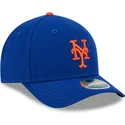 cappellino-visiera-curva-blu-snapback-9forty-m-crown-player-replica-di-new-york-mets-mlb-di-new-era