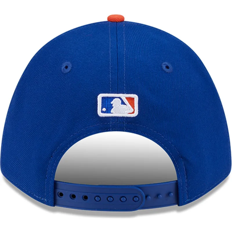 cappellino-visiera-curva-blu-snapback-9forty-m-crown-player-replica-di-new-york-mets-mlb-di-new-era