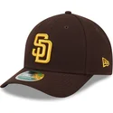 cappello-curvo-marrone-snapback-9forty-m-crown-player-replica-dei-san-diego-padres-mlb-di-new-era