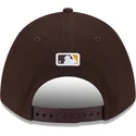 san-diego-padres-mlb-new-era-9forty-m-crown-player-replica-brun-buet-snapback-kasket