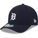 marinebla-buet-snapback-kasket-9forty-m-crown-player-replica-fra-detroit-tigers-mlb-fra-new-era