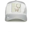 cappellino-trucker-bianco-cervo-legendary-wait-for-it-the-farm-total-whiteout-di-goorin-bros