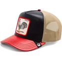 casquette-trucker-bleue-marine-et-rouge-coq-shleather-cock-the-farm-goorin-bros