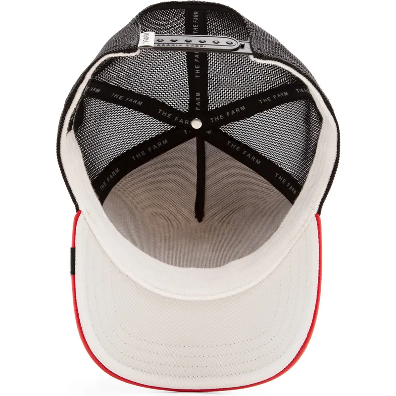 czapka-trucker-czerwona-i-czarna-kon-shleather-stallion-the-farm-od-goorin-bros