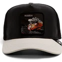 gorra-trucker-nera-e-grigia-serpente-mamba-shleather-snake-the-farm-di-goorin-bros