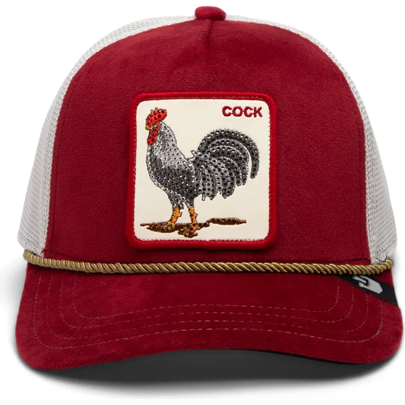 czapka-truckerka-czerwona-i-biala-gallo-cock-garnet-rooster-the-farm-jewel-tones-od-goorin-bros