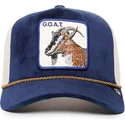 casquette-trucker-bleue-et-blanche-chevre-sapphire-goat-the-farm-jewel-tones-goorin-bros