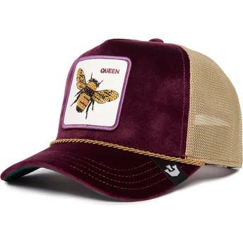 goorin-bros-violette-trucker-kappe-biene-amethyst-queen-the-farm-jewel-tones