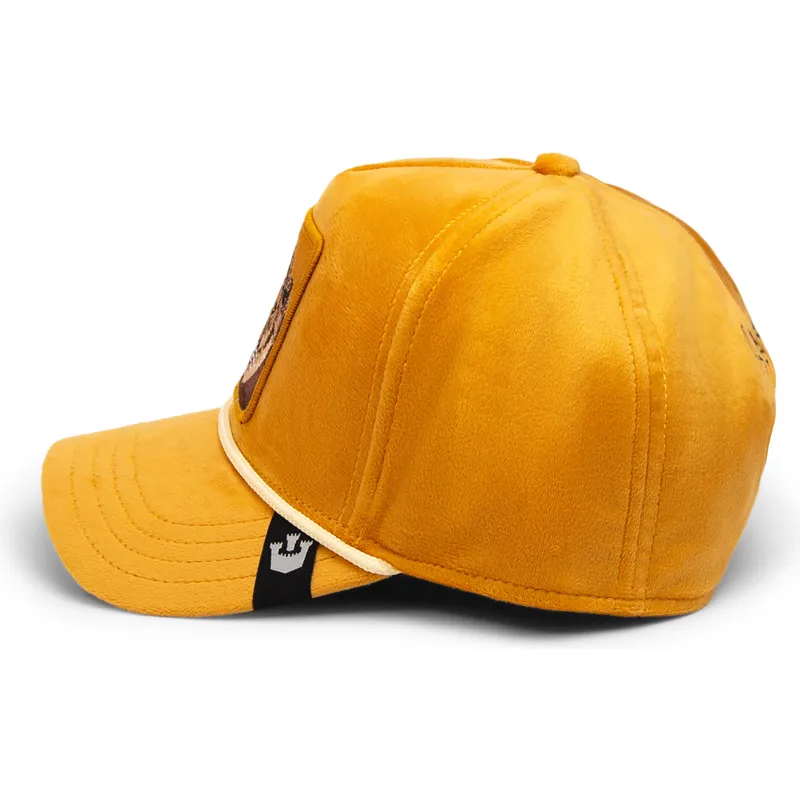 cappellino-visiera-curva-giallo-snapback-leone-lion-royalty-the-farm-di-goorin-bros