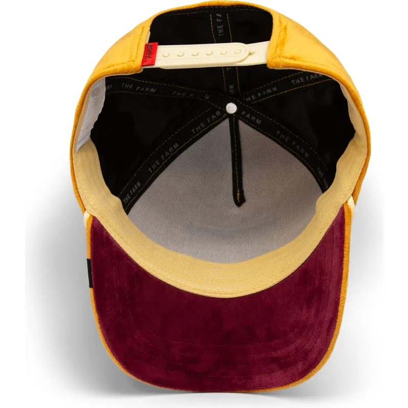 cappellino-visiera-curva-giallo-snapback-leone-lion-royalty-the-farm-di-goorin-bros