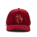 gorra-curva-rossa-snapback-dragone-dragon-royalty-the-farm-di-goorin-bros