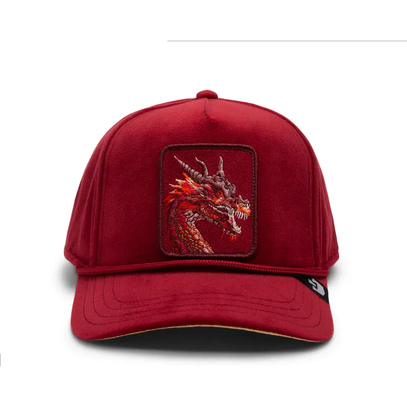 rote-gebogene-snapback-kappe-drache-dragon-royalty-the-farm-von-goorin-bros rote-gebogene-snapback-kappe-drache-dragon-royalty-the-farm-von-goorin-bros
