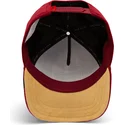 cappello-snapback-con-visiera-curva-rosso-dragone-dragon-royalty-the-farm-di-goorin-bros