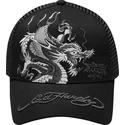 cappellino-trucker-nero-mono-giant-dragon-di-ed-hardy