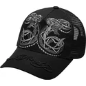 schwarze-trucker-kappe-duo-black-snake-von-ed-hardy