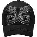 schwarze-trucker-kappe-duo-black-snake-von-ed-hardy