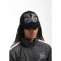 cappellino-trucker-nero-duo-black-snake-di-ed-hardy