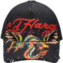 justerbar-sort-buet-kasket-art-for-life-acid-wash-fra-ed-hardy