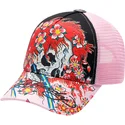 cappellino-trucker-nero-e-rosa-beautiful-ghost-di-ed-hardy