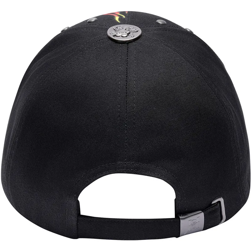 justerbar-sort-buet-kasket-blue-dragon-fra-ed-hardy