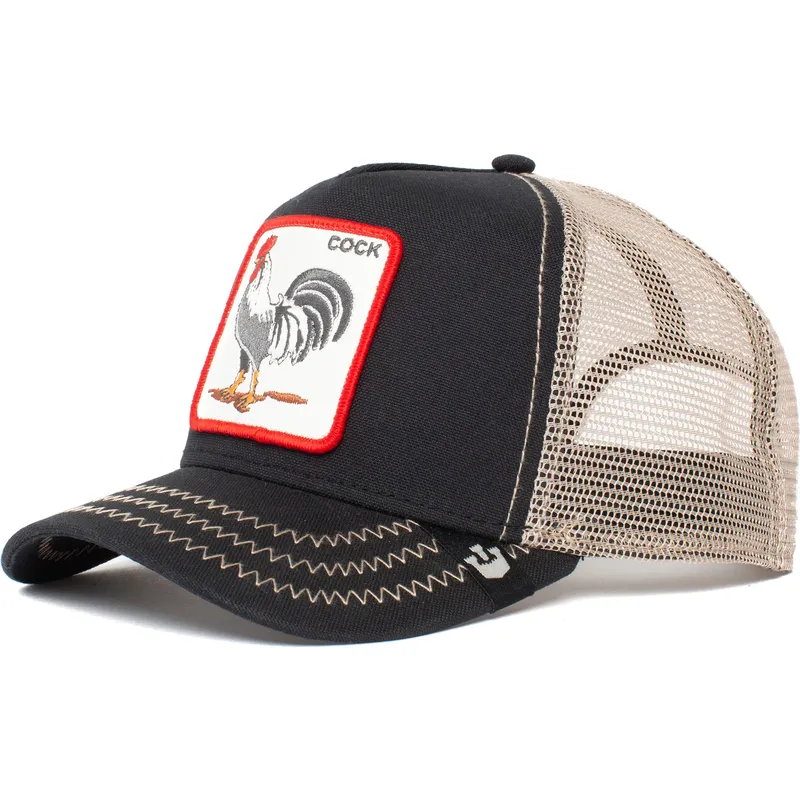 sort-trucker-kasket-gallo-rooster-fra-goorin-bros