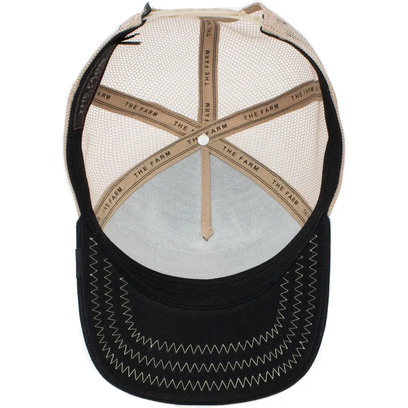 trucker-cap-schwarz-und-weiss-hund-rottweiler-bad-boy-the-baddest-boy-the-farm-von-goorin-bros