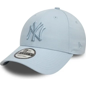 Gorra curva azul ajustable con logo azul 9FORTY League Essential de New York Yankees MLB de New Era