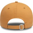 casquette-courbee-marron-claire-ajustable-avec-logo-marron-9forty-league-essential-los-angeles-dodgers-mlb-new-era