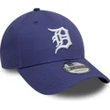 9forty-league-essential-verstellbare-violette-kappe-der-detroit-tigers-mlb-von-new-era