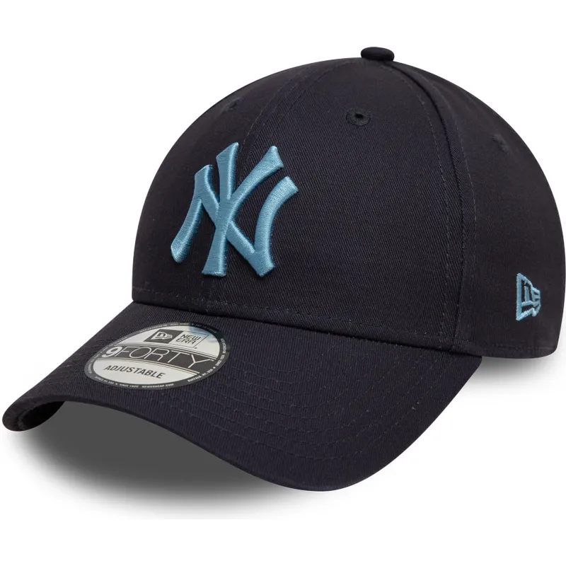 cappellino-visiera-curva-blu-marino-regolabile-con-logo-blu-9forty-league-essential-di-new-york-yankees-mlb-di-new-era
