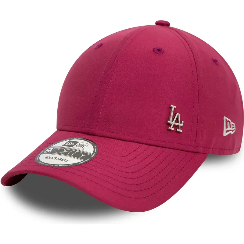 cappellino-visiera-curva-rosso-regolabile-9forty-flawless-dei-los-angeles-dodgers-mlb-di-new-era