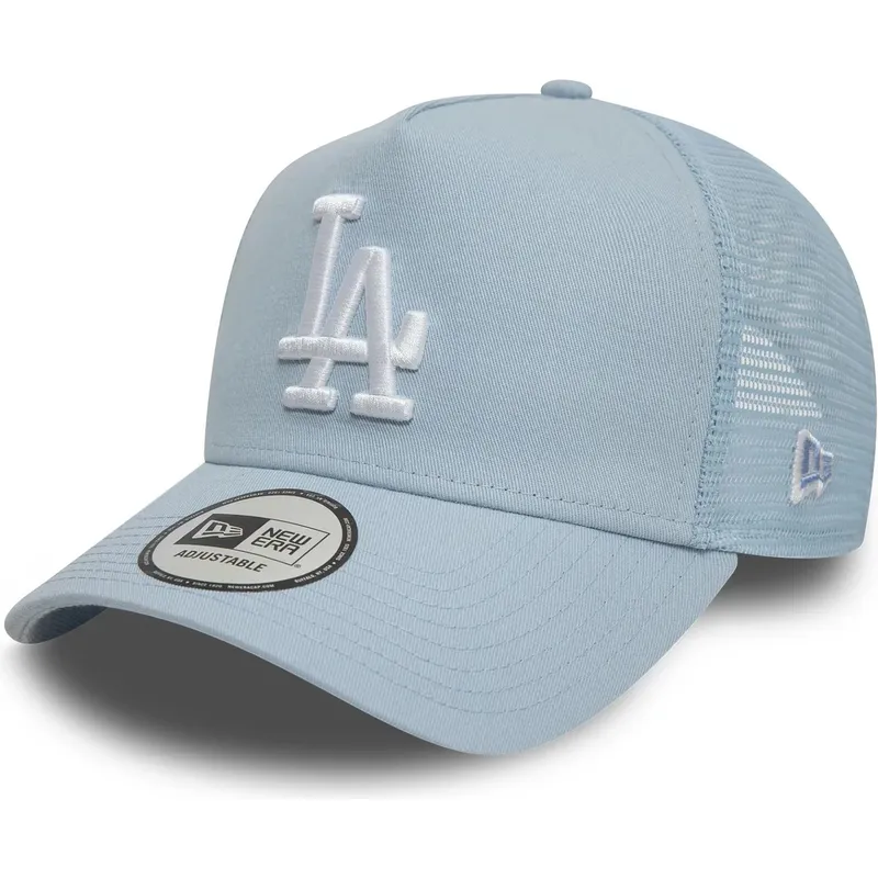 9forty-a-frame-league-essential-los-angeles-dodgers-mlb-trucker-cap-in-hellblau-von-new-era
